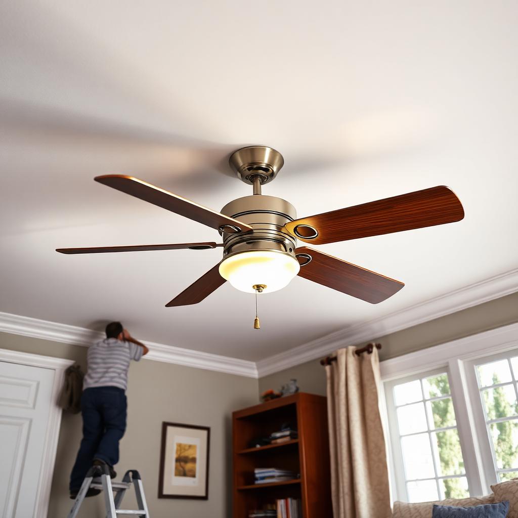 Ceiling Fan Installation by Apex Power Solutions LLC.